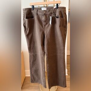 Lane Bryant Brown Denim Pants